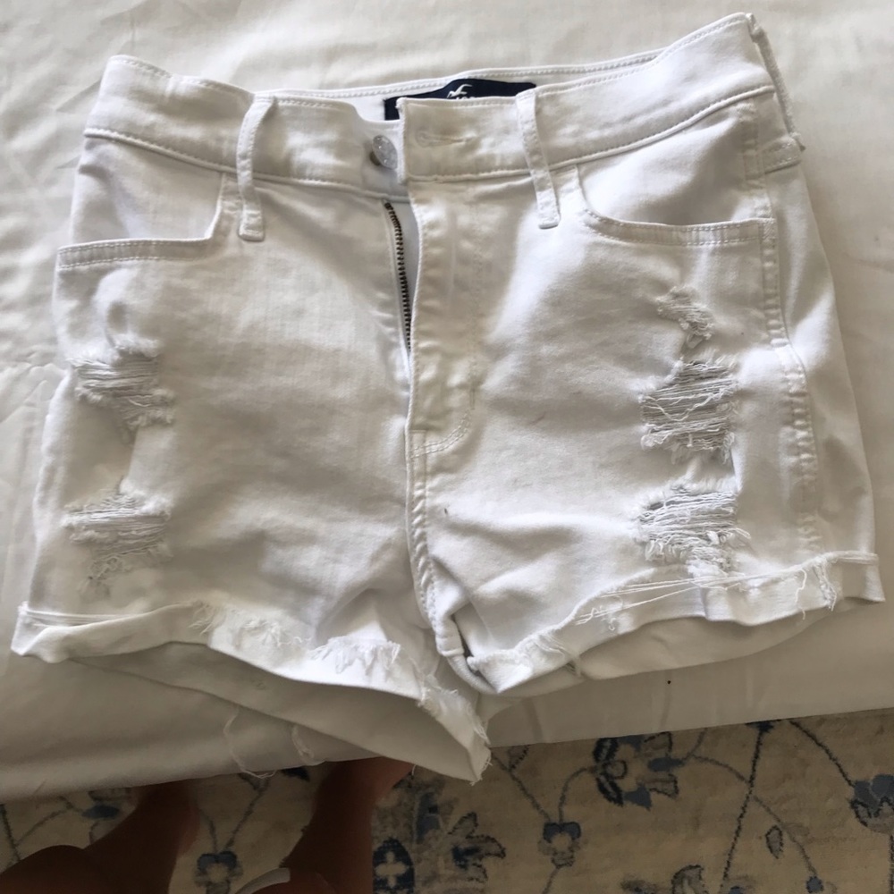 Hollister White shorts